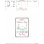 Father's Day Cardstock Embroidery Design - Best Dad By Par