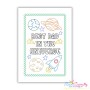 Father's Day Greeting Cards Cardstock Embroidery Design Bundle