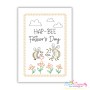 Father's Day Greeting Cards Cardstock Embroidery Design Bundle