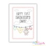 Father's Day Greeting Cards Cardstock Embroidery Design Bundle