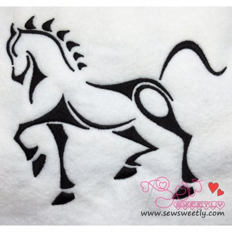Horse-2 Embroidery Design Pattern-1