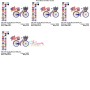4th of July Bicycle Embroidery Design