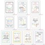 Father's Day Greeting Cards Cardstock Embroidery Design Bundle
