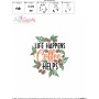 Life Happens Coffee Helps Embroidery Design