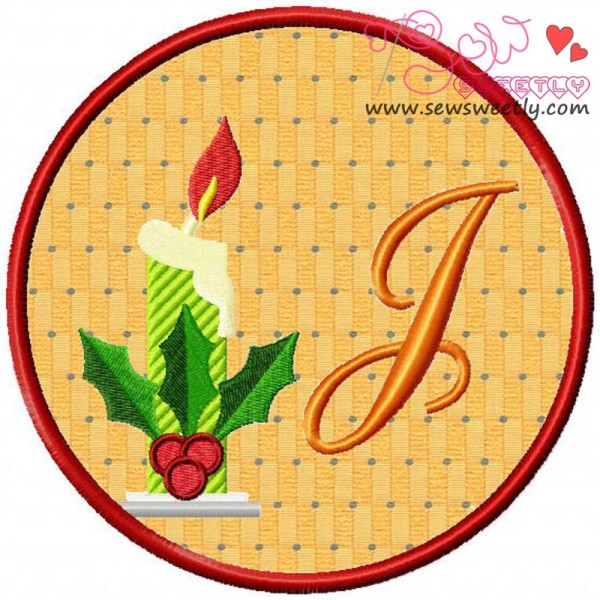 Christmas Font Letter-J-1