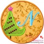 Christmas Font Letter-N-1