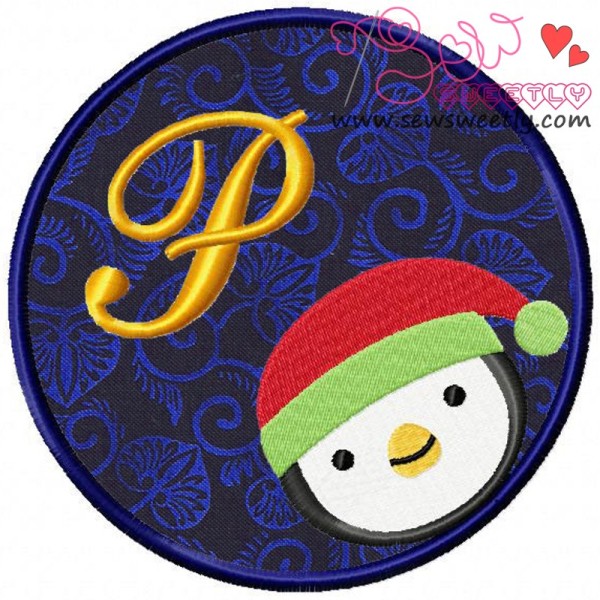 Christmas Font Letter-P-1