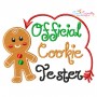 Official Cookie Tester Embroidery Design Pattern-1