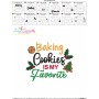 Baking Cookies is My Favorite Embroidery Design