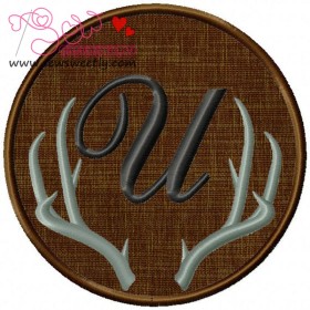 Christmas Font Letter-U-1