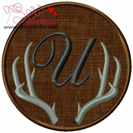 Christmas Font Letter-U-1