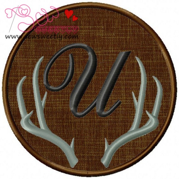 Christmas Font Letter-U-1