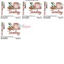Days of the Week - Tuesday Coffee Embroidery Design Pattern