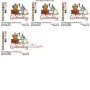 Days of the Week - Wednesday Coffee Embroidery Design Pattern