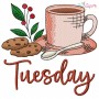 Days of the Week Coffee Embroidery Design Bundle