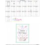 Cardstock Embroidery Design Pattern- Happy Birthday Cake