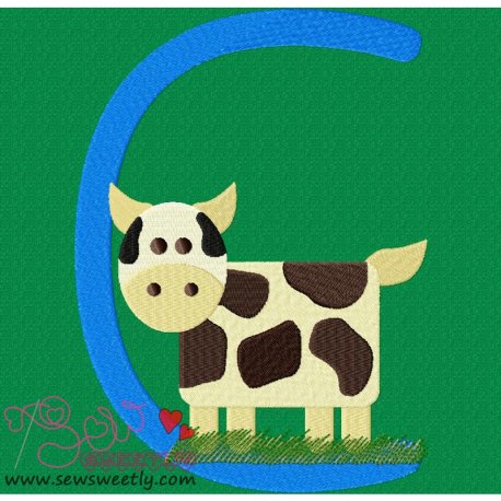 Animal Letter-C- Cow