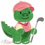 Golf Animals Applique Design Bundle
