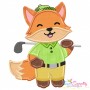 Golf Animals Applique Design Bundle