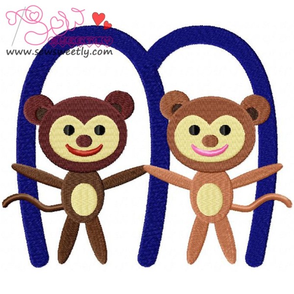 Animal Letter-M- Monkey-1