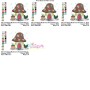 Christmas Mushroom House 6 Embroidery Design