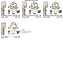 Christmas Mushroom House 6 Applique Design