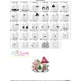 Christmas Mushroom House 5 Embroidery Design