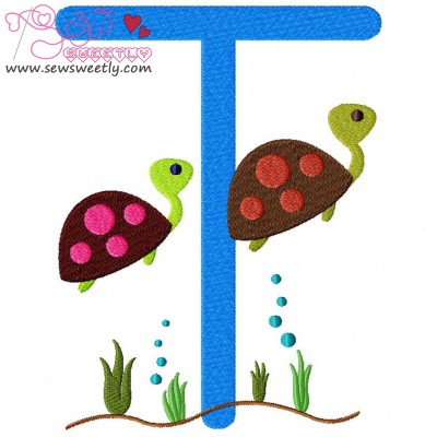 Animal Letter-T- Turtle