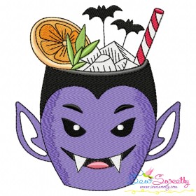 Halloween Drink-10 Embroidery Design Pattern