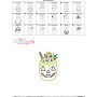 Halloween Drink-7 Applique Design Pattern