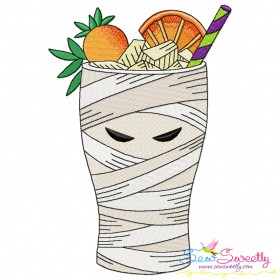 Halloween Drink-5 Embroidery Design Pattern