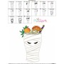 Halloween Drink-5 Applique Design Pattern