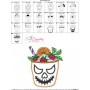 Halloween Drink-4 Applique Design Pattern
