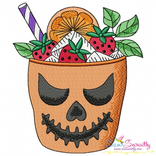 Halloween Drink-4 Embroidery Design Pattern