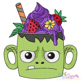 Halloween Drink-3 Embroidery Design Pattern