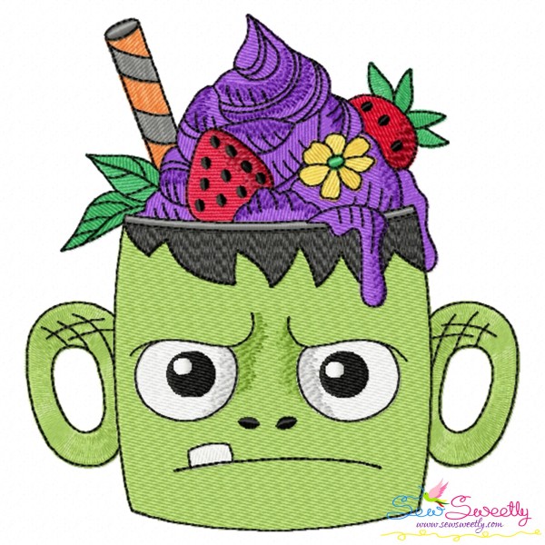 Halloween Drink-3 Embroidery Design Pattern