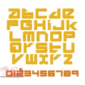 Divlit Embroidery Font Set-1