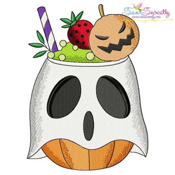 Halloween Drink-2 Embroidery Design Pattern