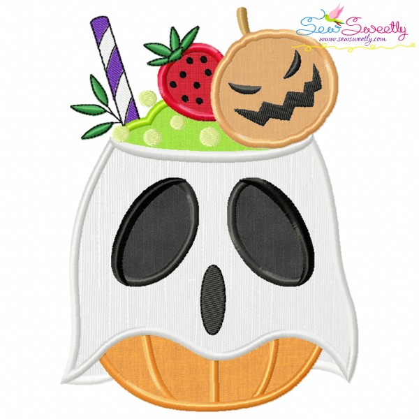 Halloween Drink-2 Applique Design Pattern
