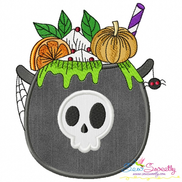 Halloween Drink-1 Applique Design Pattern