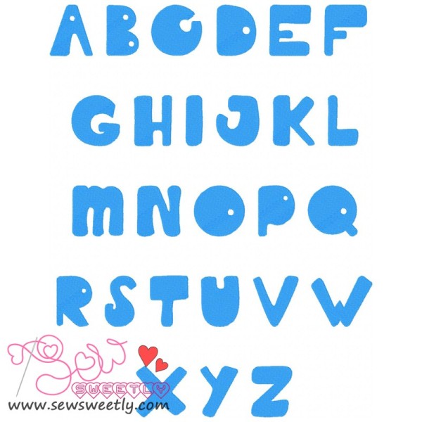 Summer Of Love Embroidery Font Set-1