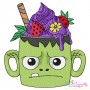 Halloween Drinks Machine Embroidery Design Bundle
