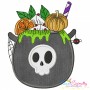 Halloween Drinks Applique Embroidery Design Bundle