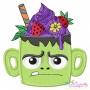 Halloween Drinks Applique Design Bundle