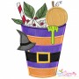 Halloween Drinks Applique Design Bundle