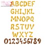 Wild Honey Embroidery Font Set-1