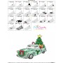Vintage Christmas Truck-2 Embroidery Design