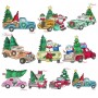 Vintage Christmas Trucks Embroidery Design Bundle