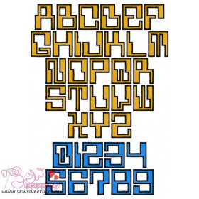 Computerized Embroidery Font Set-1