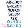 Shanghai Embroidery Font Set-1